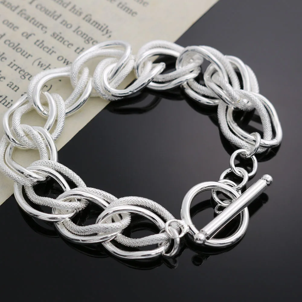 Resin Bangle Bracelet - 925 sterling zilver mooie dubbele twist