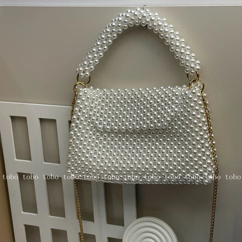 Wallet Chain Bag - Ins Superlatieven Parel Kraal Portemonnees Voor
