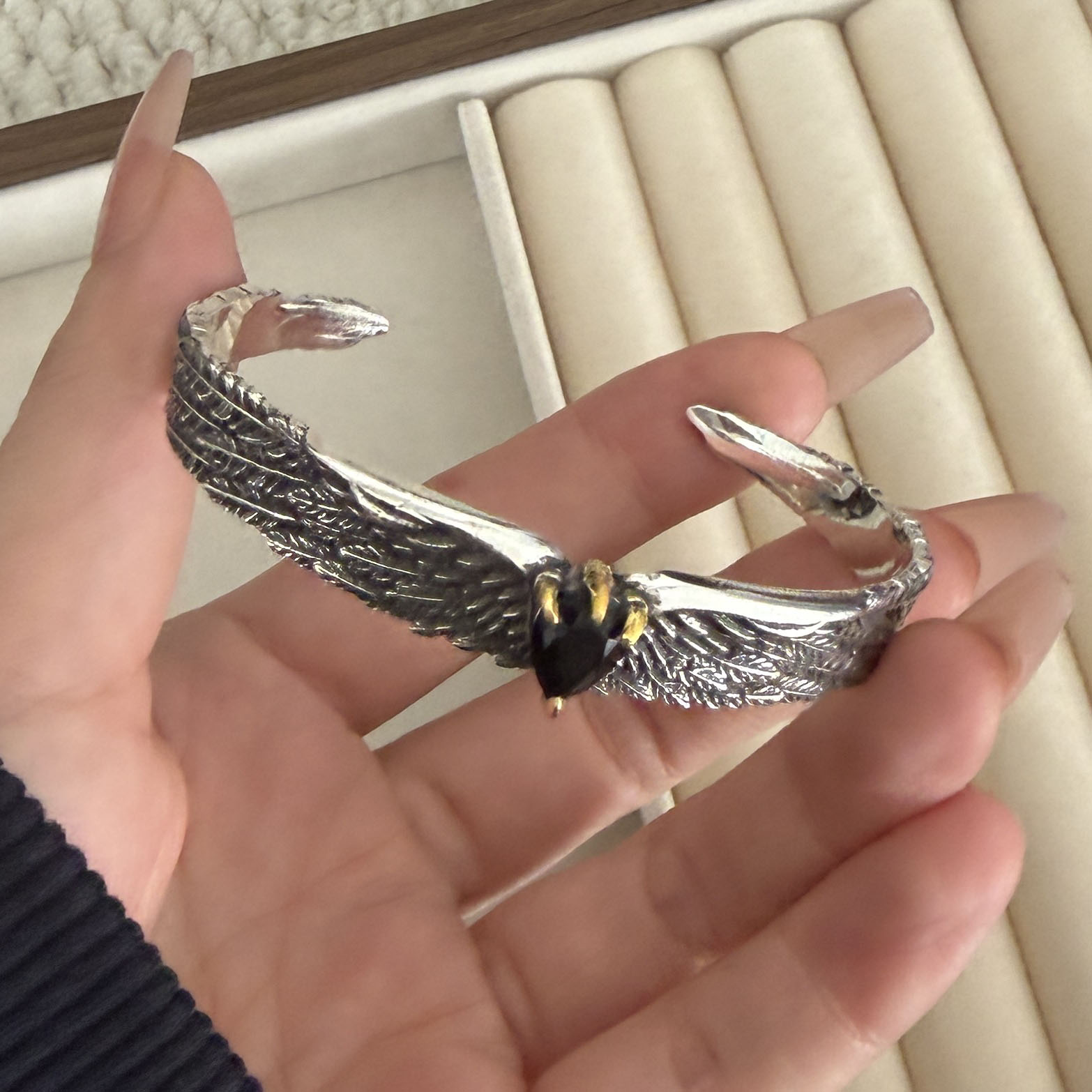 100% massief 925 sterling zilv - Resin Bangle Bracelet recensie en prijs