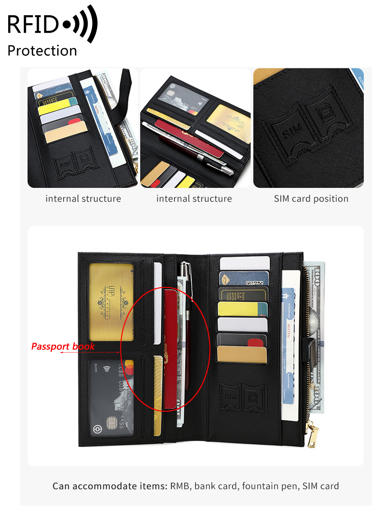 Modieus PU lederen reispaspoor - Women'S Accessories Wallet recensie en prijs