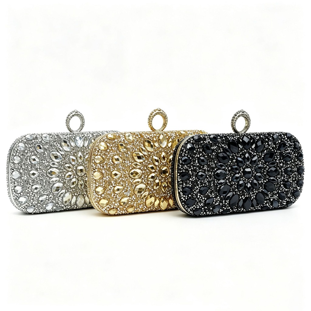 Volledig met diamanten bezette - Wallet Chain Bag recensie en prijs