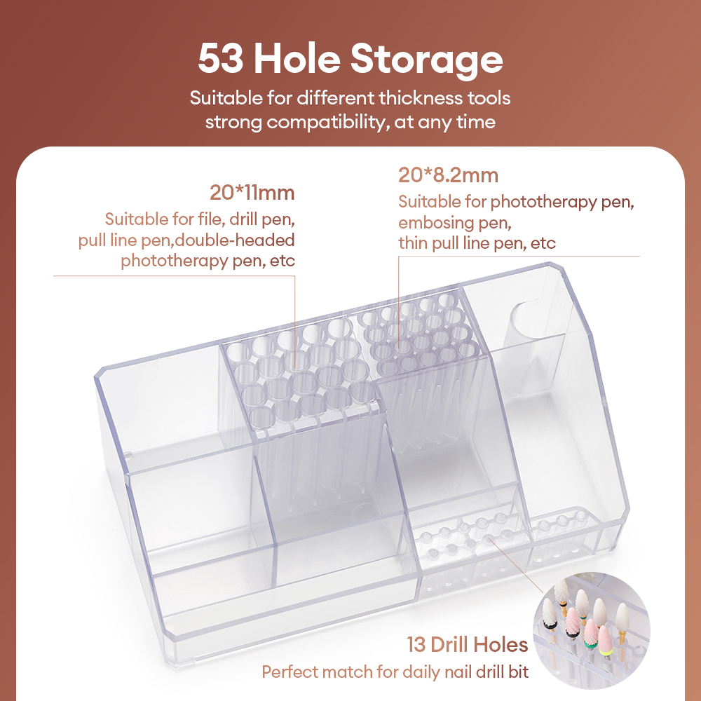 Acryl opbergrek Nail Art Tools - Women Accessories Organizer recensie en prijs
