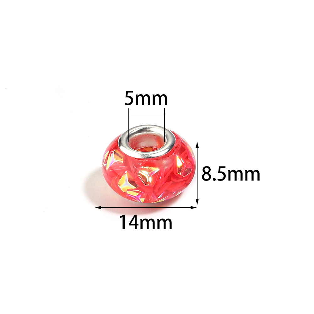10 stuks/set, 14x8,5 mm, kleur - Resin Bangle Bracelet recensie en prijs