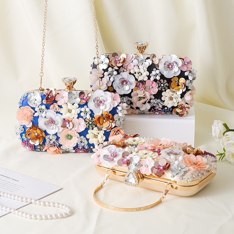 Bloemen Avond Diner Handtas Kr - Wallet Chain Bag recensie en prijs