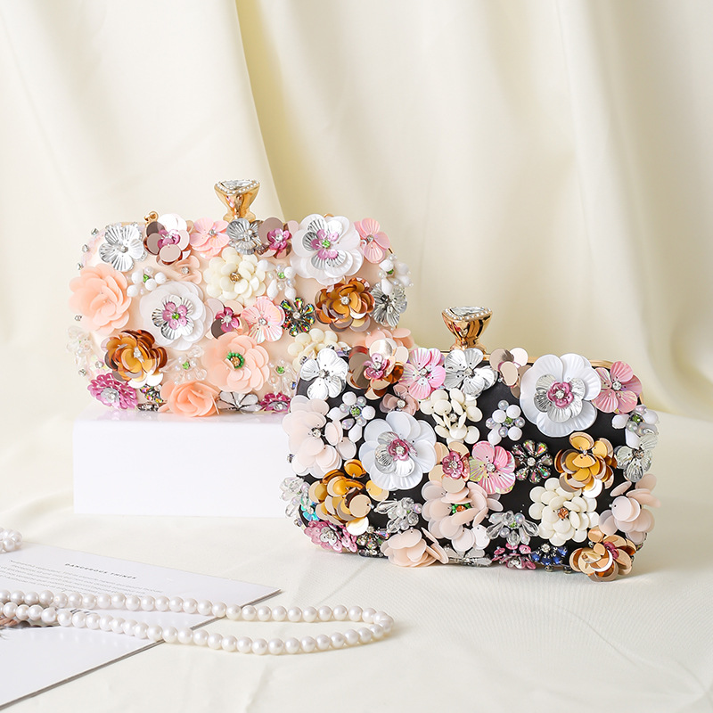 Bloemen Avond Diner Handtas Kr - Wallet Chain Bag recensie en prijs