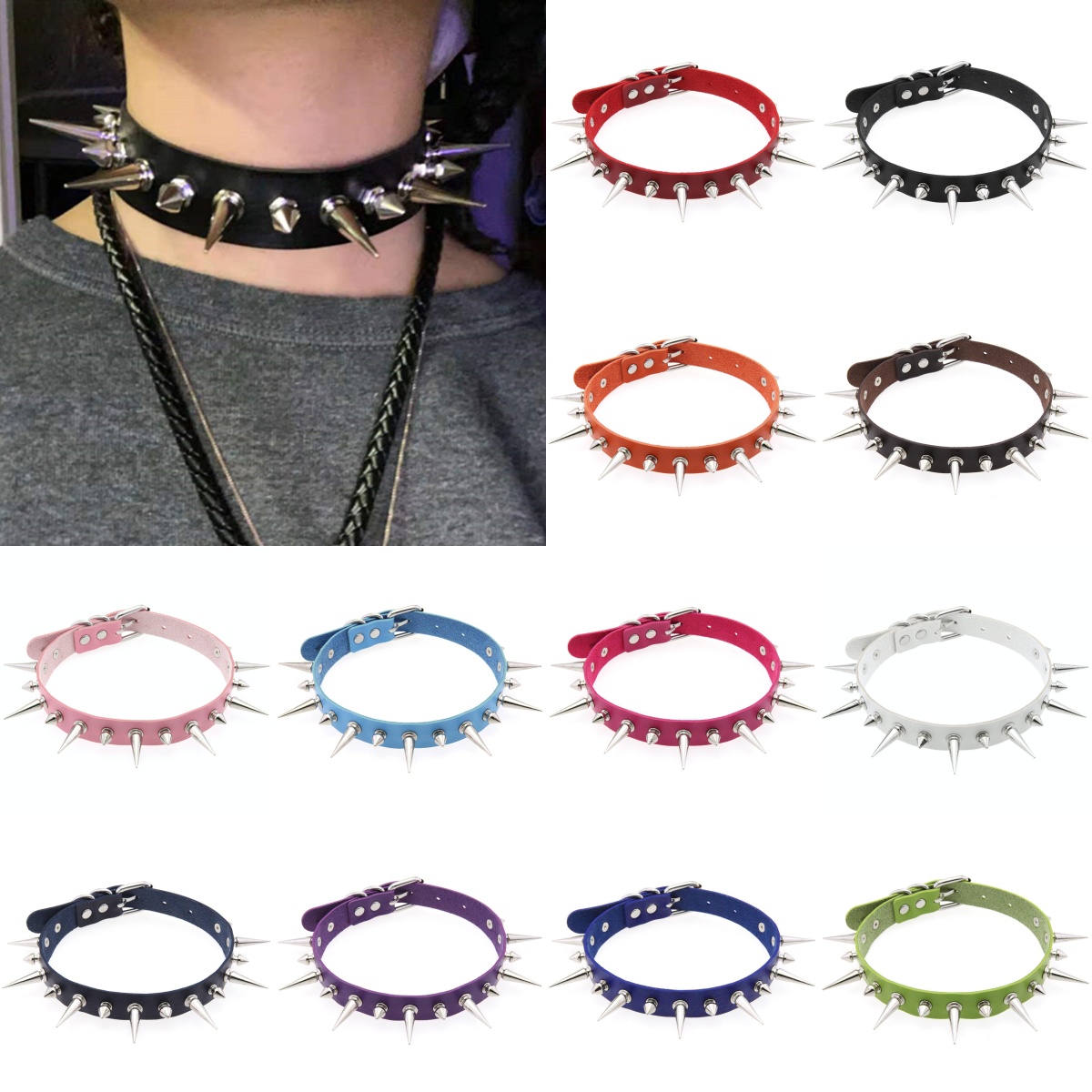 12 Kleuren Halloween Emo Cospl - Women'S Emo Accessories recensie en prijs